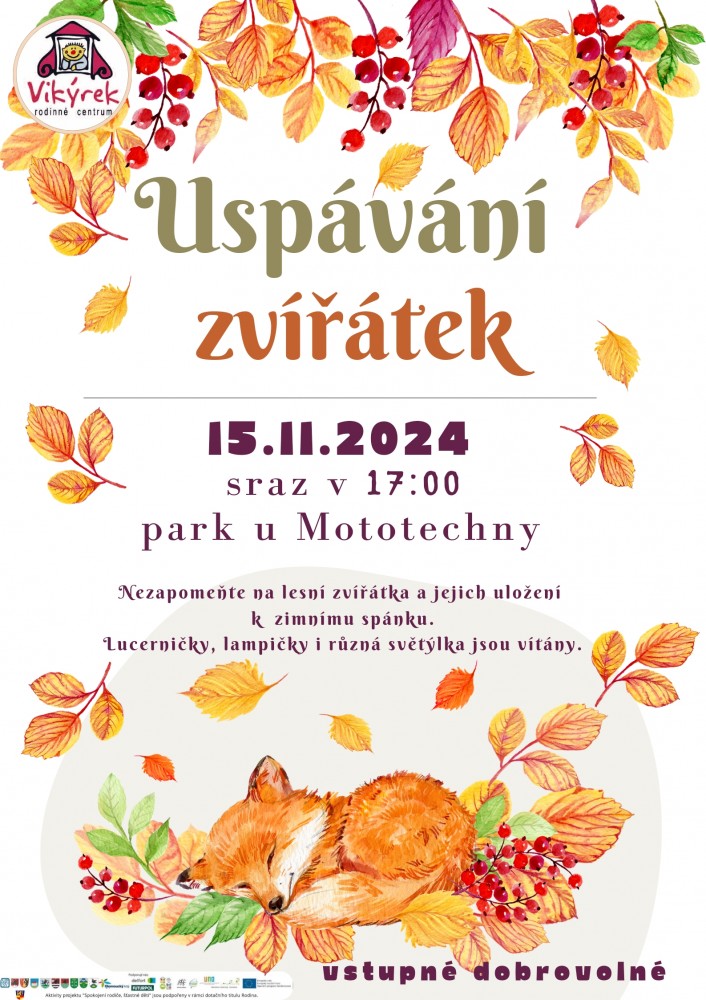 Uspávání zvířátek 15.11.2024